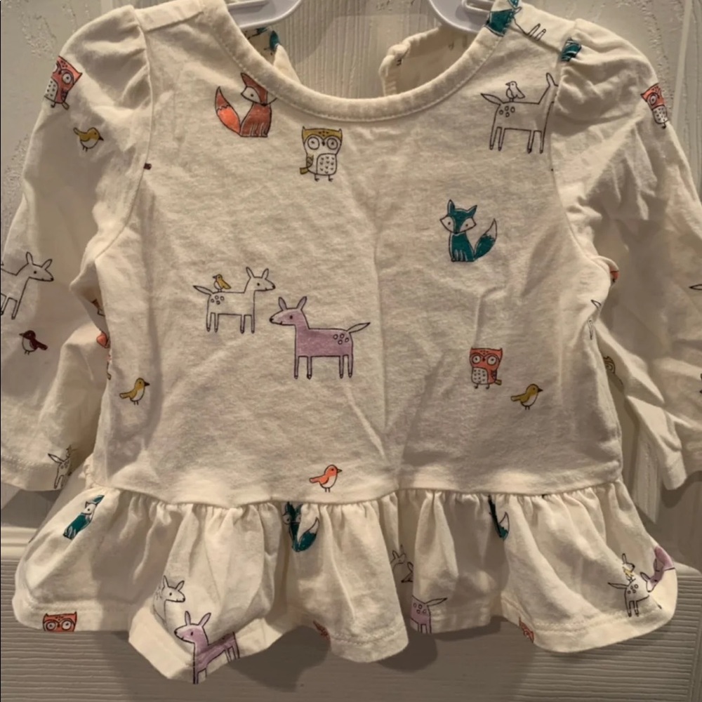 Baby gap peplum top